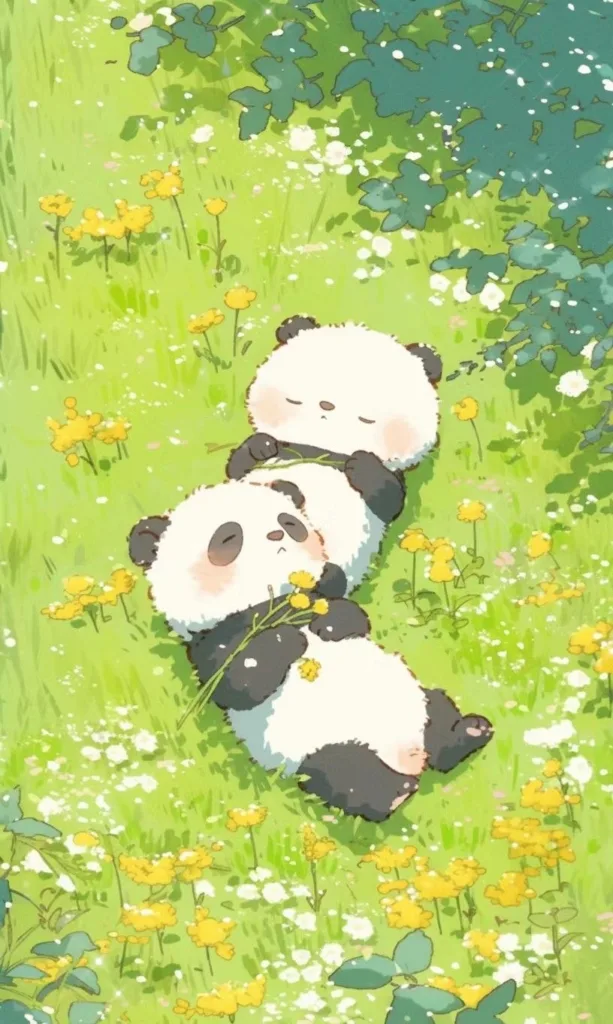 Anh nen panda dang yeu